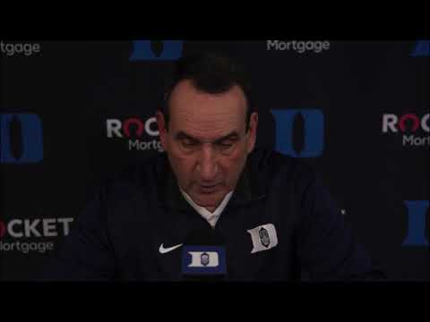 Coach K Duke vs Michigan State Postgame Press Conference