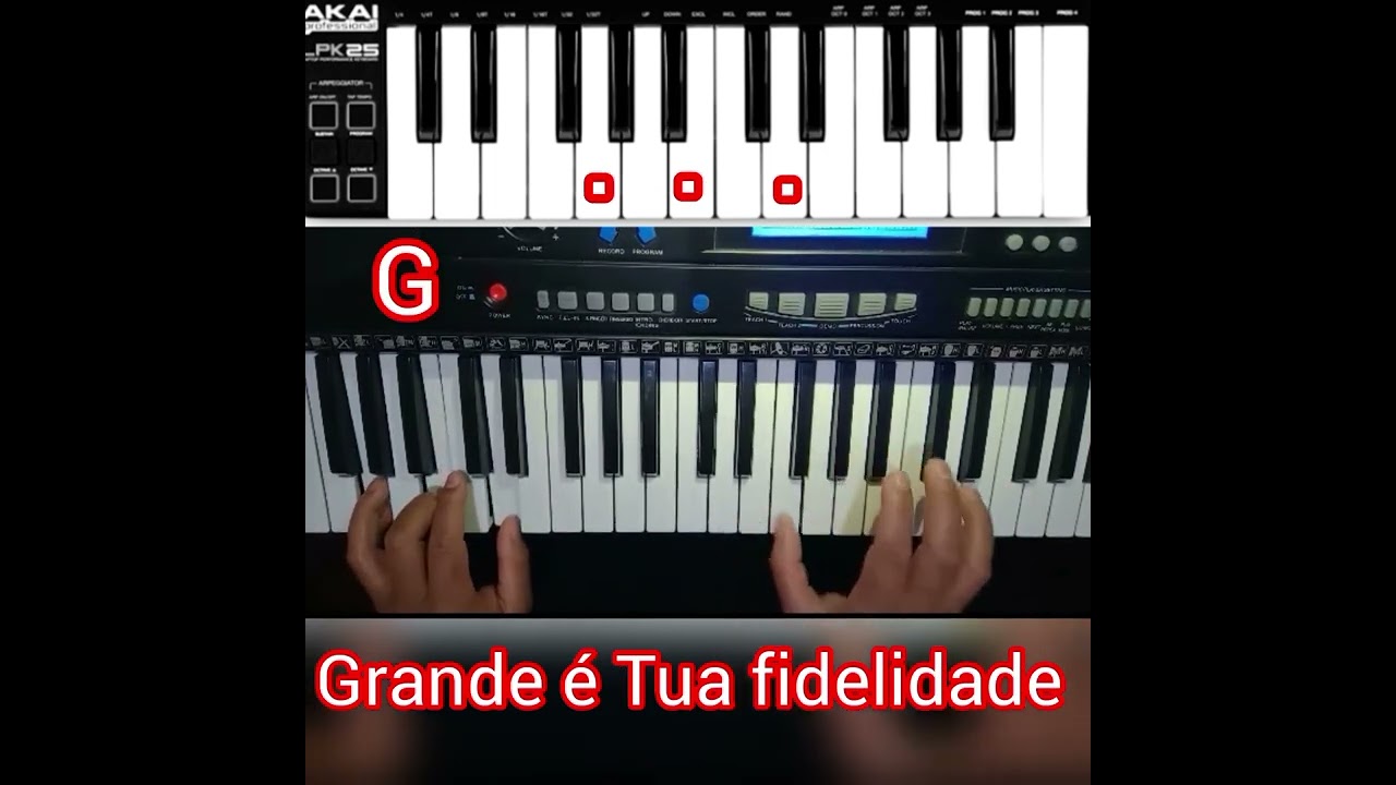 LOUVOR ( TUA FIDELIDADE É GRANDE ) EM ACORDES SIMPLIFICADO 😱😱😱😱 FÁCIL DE APRENDER BORA TOCAR 😱😱🎹🎸🎺🎷🎶