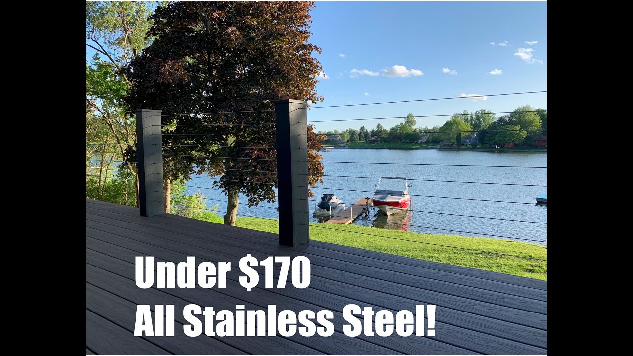 Super cheap DIY Cable Railing