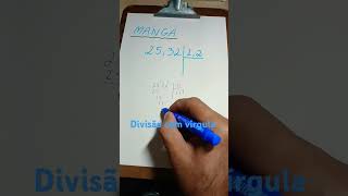 DIVISÃO COM VÍRGULA  - Rápido e prático