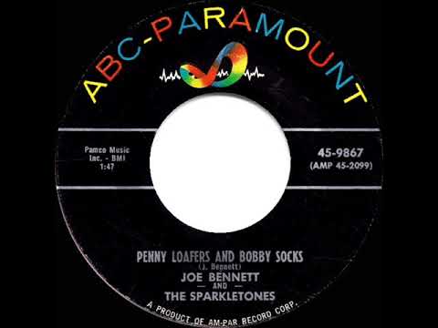 1957 HITS ARCHIVE: Penny Loafers And Bobby Socks - Joe Bennett & The Sparkletones