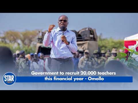 Government to recruit 20,000 teachers this financial year - Omollo