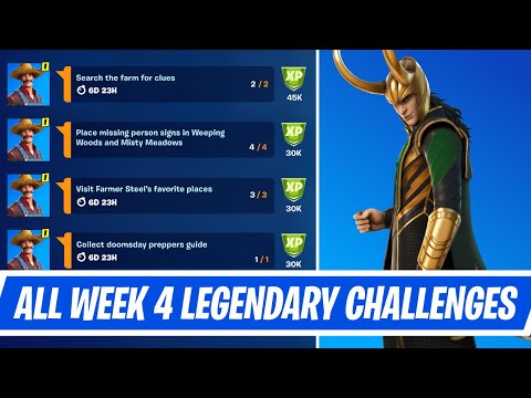 All Week 4 Legendary Quest Challenges Guide in Fortnite - Week 4 Quest in Chapter 2 Season 7