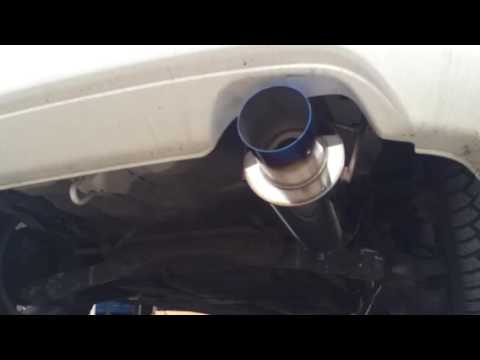 Spec D Tuning exhaust on Honda Civic si hatchback 2002