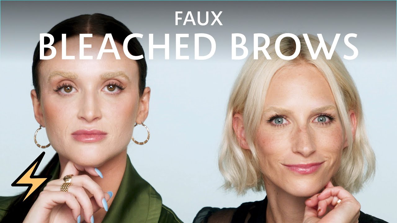 Lighten Brows with the Fake Bleached Eyebrow Trend | Sephora Challenge