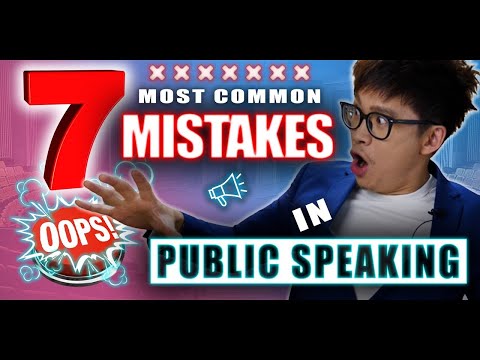 Common Public Speaking Mistake To Avoid
