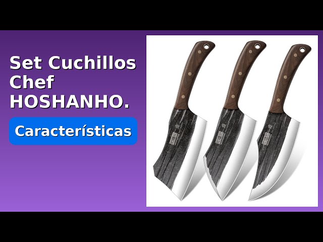 Vídeo relacionado con HOSHANHO Cuchillo de Cocina Chino, 18cm Picador de Verduras, Cuchillo de Carne Profesional de Inoxidable, Cuchillo Carnicero Chino Súper Afilada para Chef