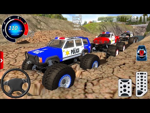 Juegos De Carros - Police Monster Truck Impossible Driver #2 - Car Extreme Racing Android Gameplay