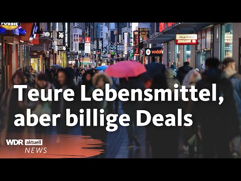 Black Friday und Inflation: Steigende Preise im Supermarkt, Rabatt-Rausch in der City | WDR aktuell