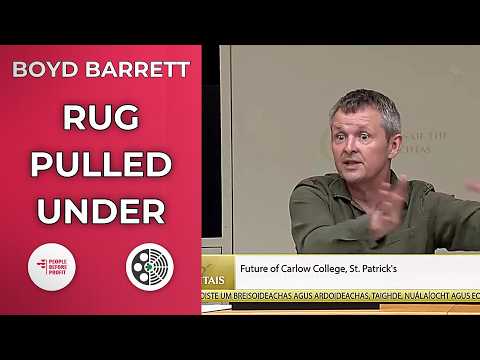 Richard Boyd Barrett: Why Carlow College's Closure Must Be Reversed