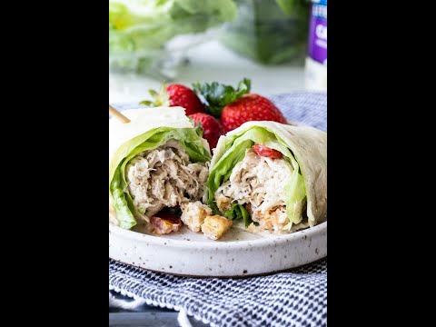 How To Make Crockpot Chicken Caesar Wraps