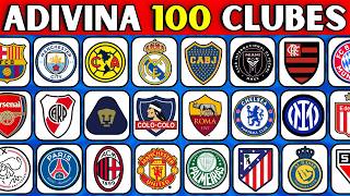 Adivina 100 Equipos De FÚTBOL Por El ESCUDO😱❤️20 Minutos De Fútbol😎Madrid🤍Barca❤️Adivina El Club⚽