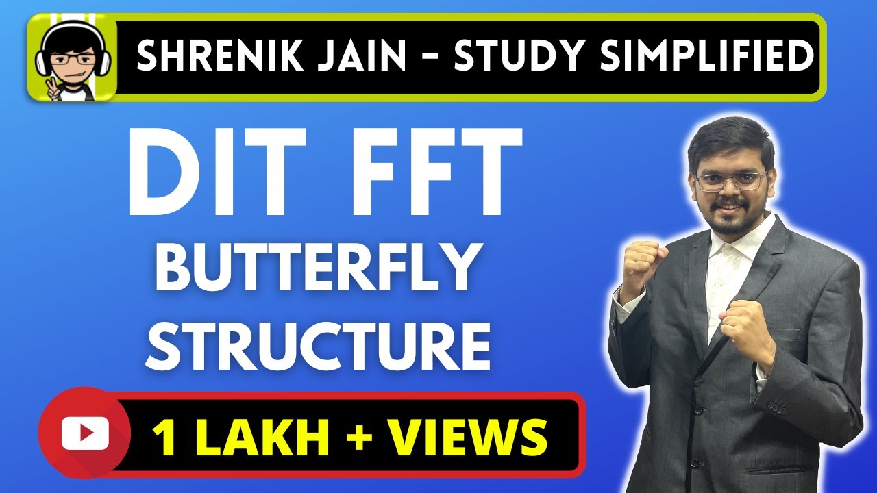 DIT FFT Example - (Decimation In Time Fast Fourier Transform)