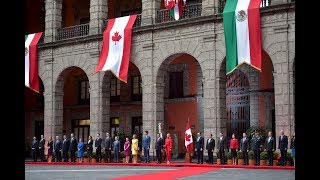 Visita Oficial del Primer Ministro de Canadá, Justin Trudeau: Ceremonia de bienvenida