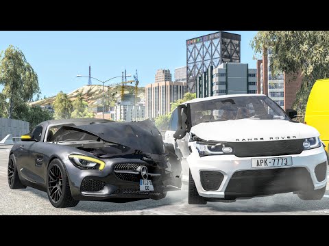 Luxury & Super and Hyper Car Crashes Compilation 1/9/2021 - BeamNG Drive