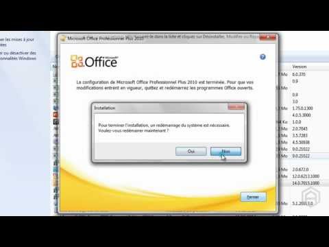 comment reparer office 2007