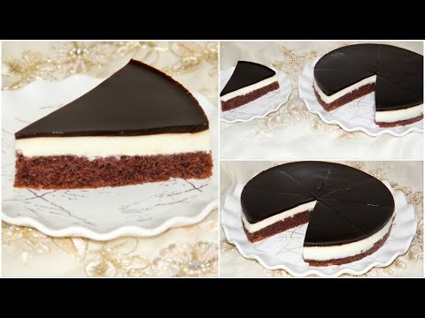 كيكة شوكولاتة ب 3 طبقات ب بيضة واحدة بدون خلاط بدون كريمة مذاق رهيييب سهلة وسريعة / حلا المرايا