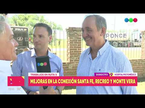 Provincia repara la ruta 5, un enlace clave para Recreo y Monte Vera