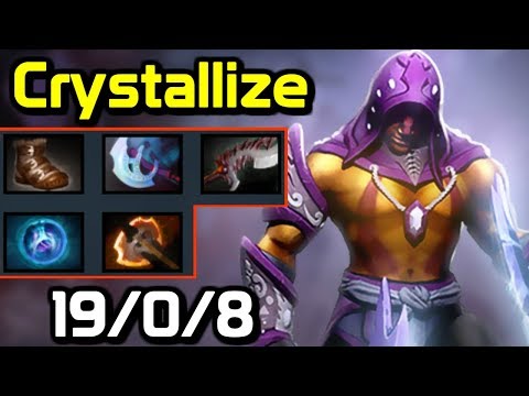 8 min BATTLEFURY - Crystallize Antimage full game vs General Pugna - WTF Farming Speed