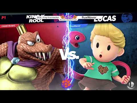 Clocktower Smash 105 - WQ - King Krocksucker (King K. Rool) vs. fluxWaver (Lucas, Mario) - SSBU