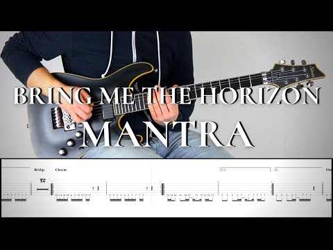 BRING ME THE HORIZON - MANTRA | Guitar Cover Tutorial (FREE TAB)