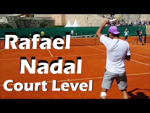 Nadal vs Bellucci On Clay - Court Level View