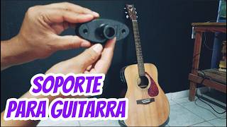 Soporte para guitarra práctico