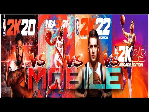 NBA 2K20 vs NBA 2K21 vs NBA 2K22 vs NBA 2K23 (IOS) Gameplay Comparison
