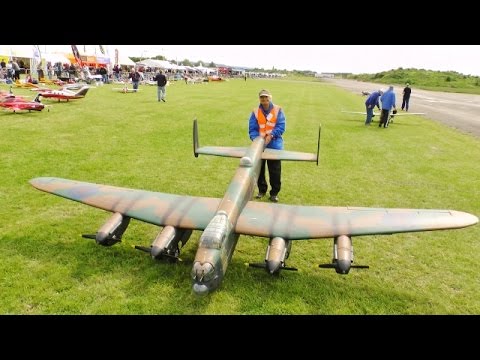 RC WW2 FIGHTER / BOMBER DISPLAY AT LONG MARSTON MODEL AIRCRAFT SHOW - 2015