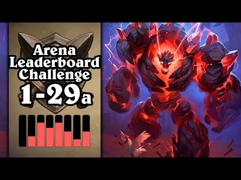 Hearthstone: Arena Leaderboard Challenge 1-29 - INSANE Control Lock - Part 1