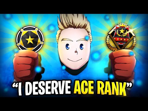 DELUSIONAL Player Says He Deserves Ace Rank! 🔊*VOICE CHAT EDITION* My Hero Ultra Rumble