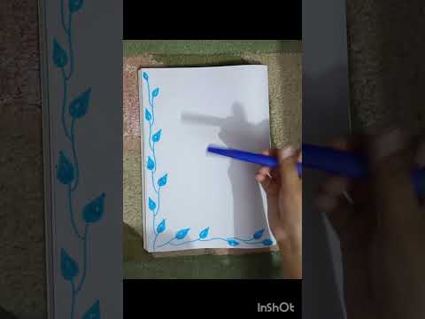 Easy and beautiful border design for project #9.....#arima #youtubeshorts