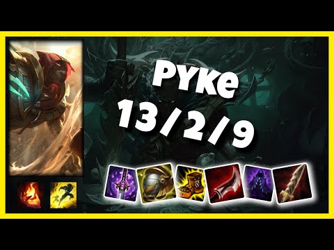 KOREAN Challenger Pyke SUPPORT (13/2/9) vs JARVAN IV Gameplay Replay - Patch 10.19