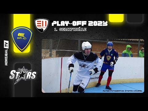 Highlights Play-off Extraligy hokejbalu | HC Kert Park Praha vs. HBC Svítkov Stars | 1. zápas | 6.5.