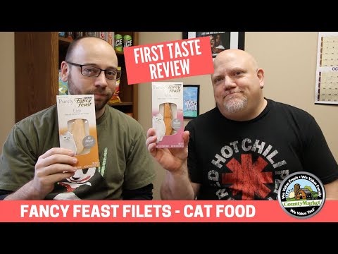 What Does Cat Food Taste Like? Fancy Feast Filets Review - Two Bald Guys Eat Stuff