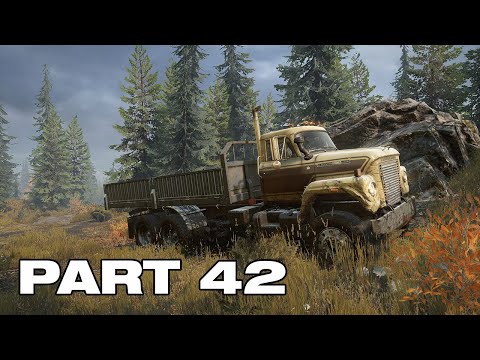 SnowRunner Gameplay Part 42 - Hunter Bob's Bridge