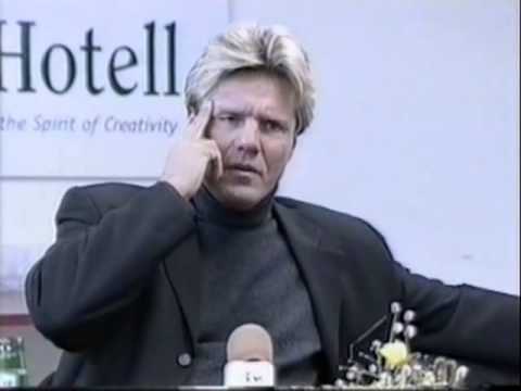 Dieter Bohlen     Press Conference, Tallinn Park Hotell 21 03 1998