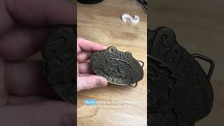 I recently picked up this vintage Montana “Big Sky Country,” brass buckle from Sunbeam Vintage!