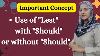 Download lagu Use of Lest with 'Should' or without 'Should' - Important Concept mp3
