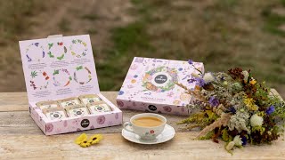 LEROS Dárková kazeta Voňavá Louka 6x5 ks - celkem 30 kusů - výběr bylinný čajů