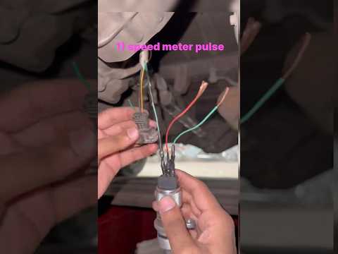 How to fitting speedometer sensor & wiring diagram #youtubeshorts #repair #electrical #service #reel