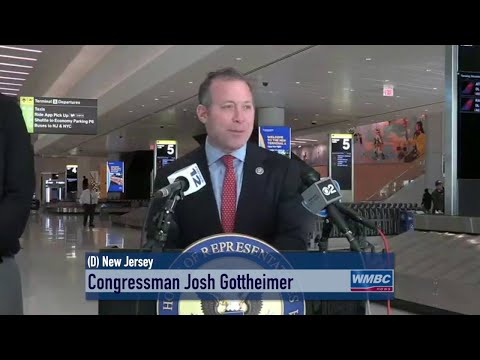 NJ Congressman Josh Gottheimer Warns Of Air Traffic Controller Shortages