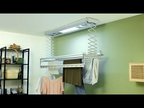 Remote controlled, ceiling clothes dryer - Image 2