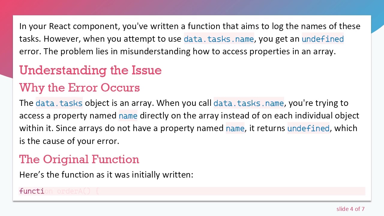 Resolving Undefined Errors When Selecting JSON Data in ReactJS