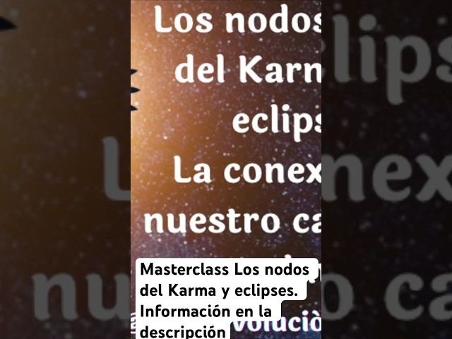 Vídeo relacionado con Astrología para el alma: Los nodos lunares como clave del desarrollo personal.