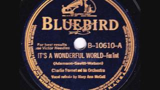 Charlie Barnet & His Orchestra - It's A Wonderful World - 1940
