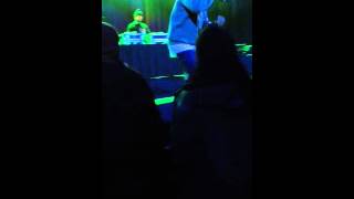 Roc Marciano performing tek to a mack live at the Howard Th