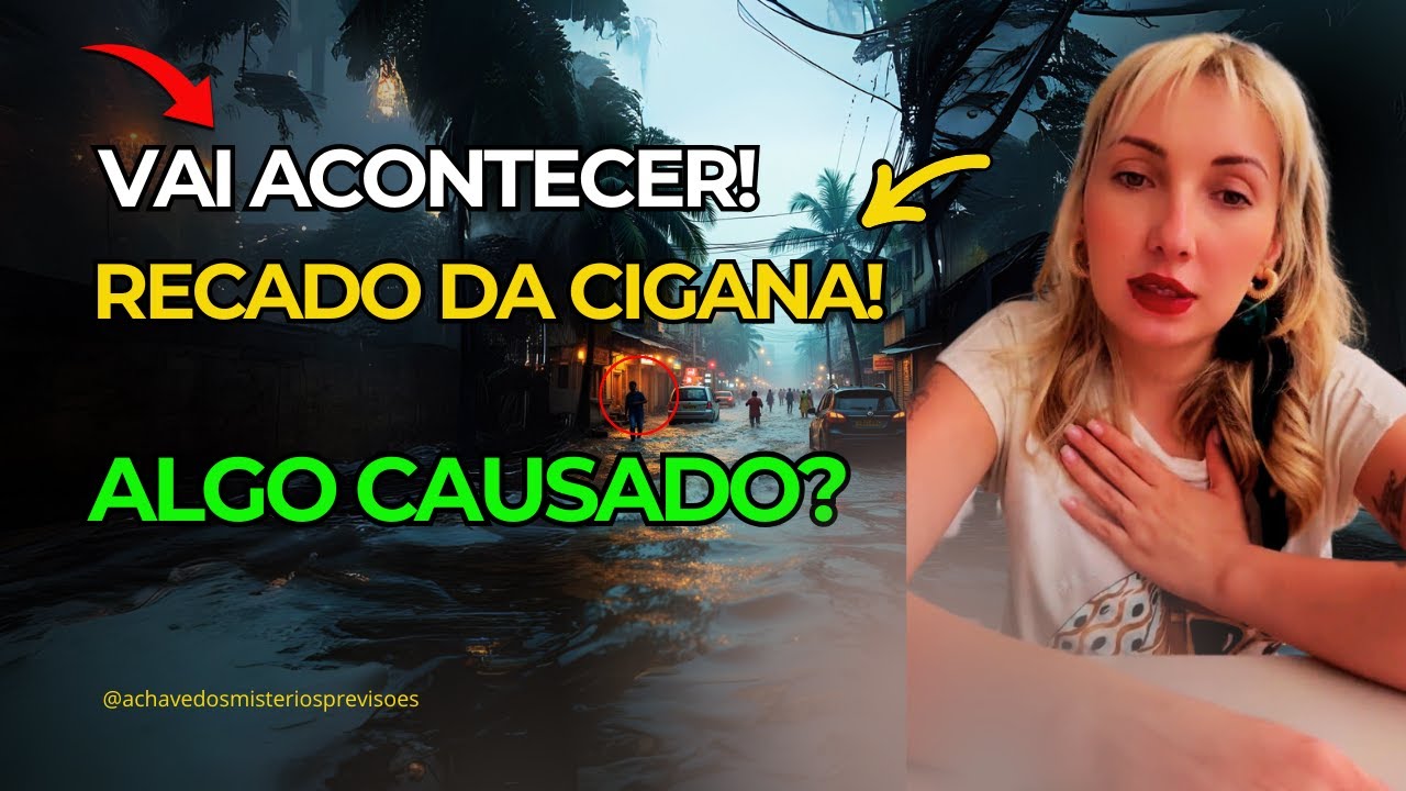 VAI ACONTECER! RECADO DA CIGANA! ALGO CAUSADO? PREVISÕES BRASIL MUNDO! O Mistério com CHALINE GRAZIK