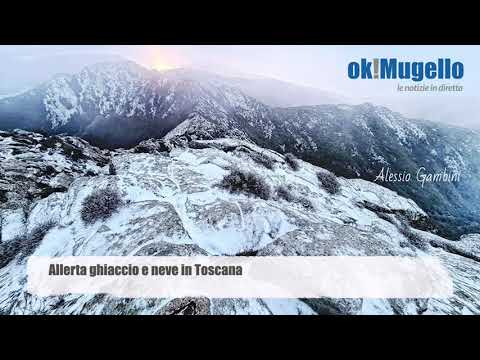 Allerta ghiaccio e neve in Toscana