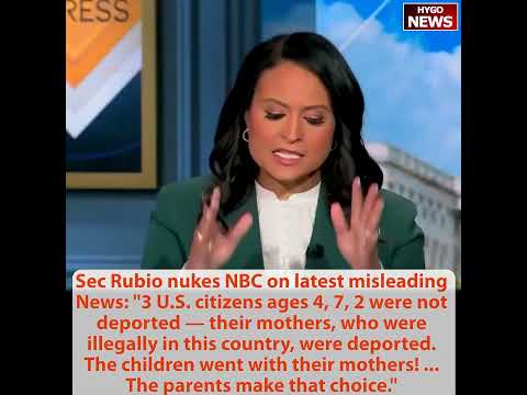 Bessent: 'Worst April Since Great Depression' -- 10 Days Later, Nasdaq Is Up; Rubio Nukes NBC: 'Children Were Not Deported -- Their Mothers Were'